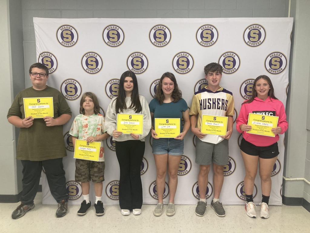 SMS and SHS Students of the Month